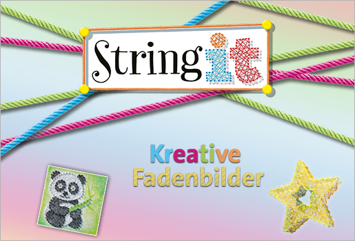 String it - Kreative Farbenbilder